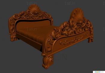 Headboard (SK_0172) 3D model for CNC machine