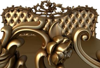 Headboard (SK_0177) 3D model for CNC machine