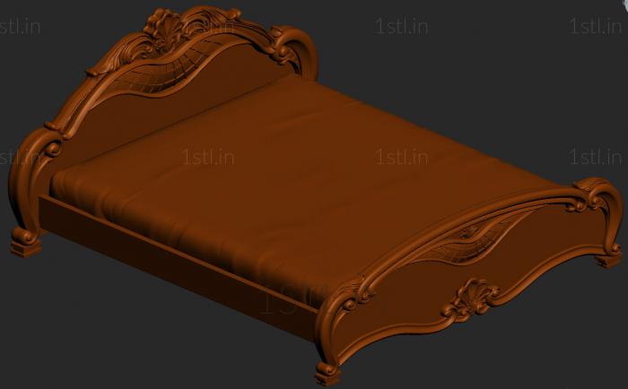 Headboard (SK_0183) 3D model for CNC machine