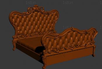 Headboard (SK_0191) 3D model for CNC machine