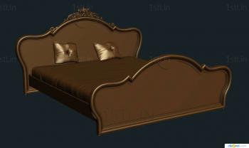 Headboard (SK_0205) 3D model for CNC machine