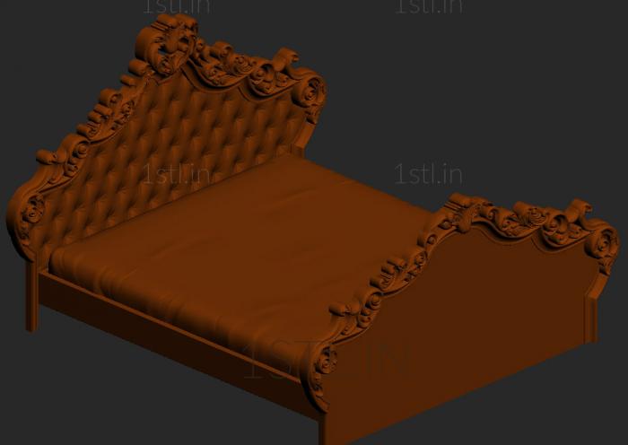 Headboard (SK_0211) 3D model for CNC machine