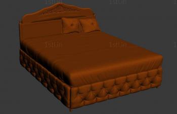 Headboard (SK_0213) 3D model for CNC machine