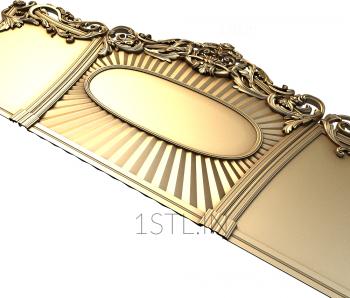 Headboard (SK_0226) 3D model for CNC machine