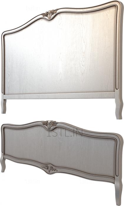 Headboard (SK_0269) 3D model for CNC machine