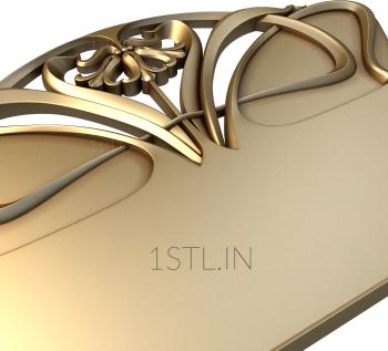 Headboard (SK_0278) 3D model for CNC machine