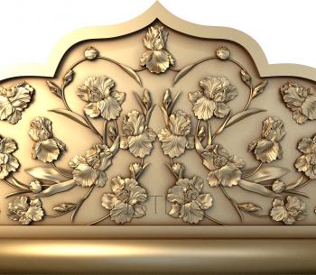 Headboard (SK_0314) 3D model for CNC machine