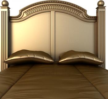 Headboard (SK_0324) 3D model for CNC machine