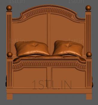 Headboard (SK_0324) 3D model for CNC machine