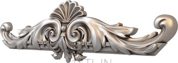 Headboard (SK_0368) 3D model for CNC machine