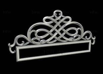 Headboard (SK_0414) 3D model for CNC machine