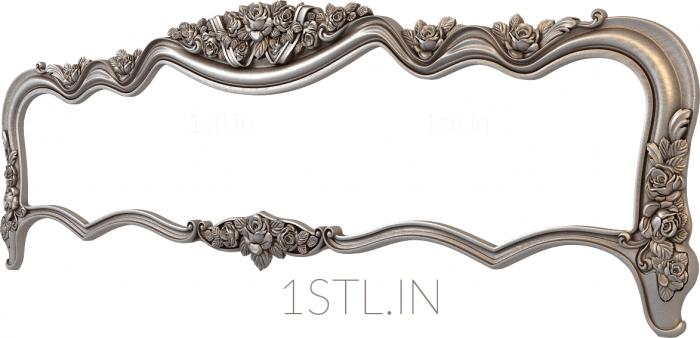 Headboard (SK_0450) 3D model for CNC machine