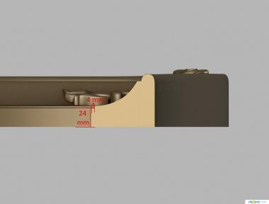 Headboard (SK_0469) 3D model for CNC machine