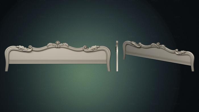 Headboard (SK_0503) 3D model for CNC machine