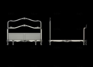 Headboard (SK_0513) 3D model for CNC machine