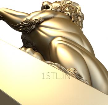 Statuette (STK_0006) 3D model for CNC machine