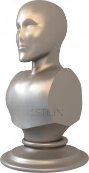 Statuette (STK_0013) 3D model for CNC machine