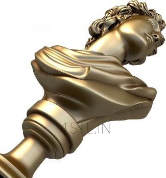 Statuette (STK_0036) 3D model for CNC machine