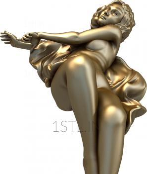 Statuette (STK_0046) 3D model for CNC machine