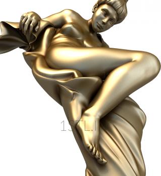 Statuette (STK_0047) 3D model for CNC machine