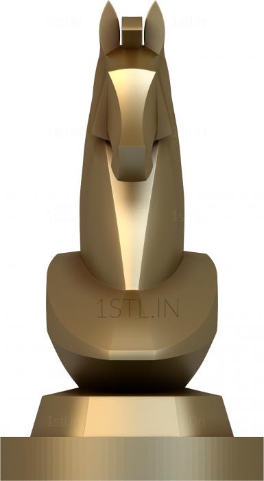 Statuette (STK_0135) 3D model for CNC machine