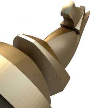 Statuette (STK_0135) 3D model for CNC machine