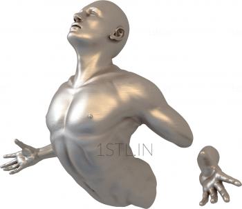 Statuette (STK_0148) 3D model for CNC machine