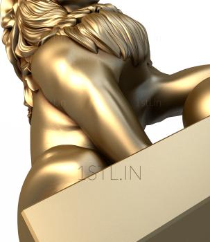 Statuette (STK_0164) 3D model for CNC machine