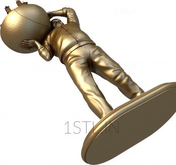 Statuette (STK_0173) 3D model for CNC machine