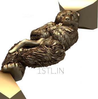 Statuette (STK_0176) 3D model for CNC machine