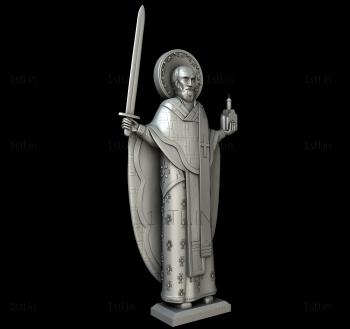 Statuette (STK_0196) 3D model for CNC machine