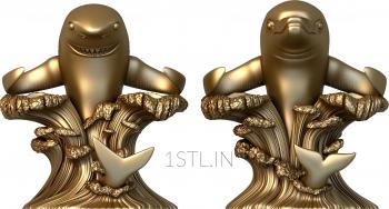 Statuette (STK_0198) 3D model for CNC machine