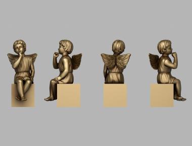 Statuette (STK_0237) 3D model for CNC machine