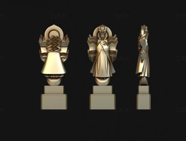 Statuette (STK_0274) 3D model for CNC machine