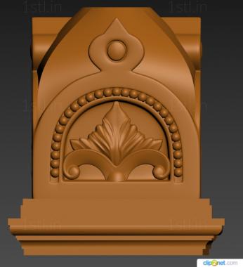 Church pillar (SC_0135) 3D model for CNC machine