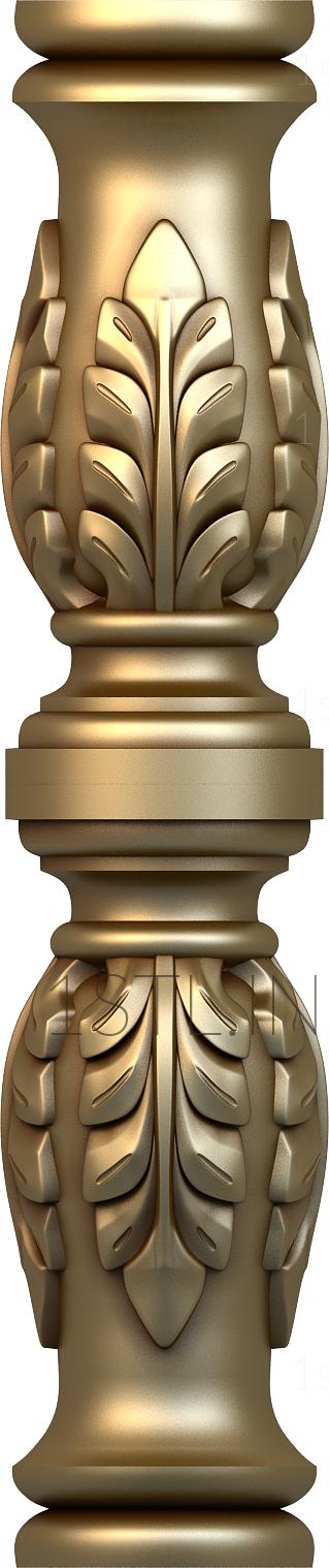 Pillar (ST_0014) 3D model for CNC machine