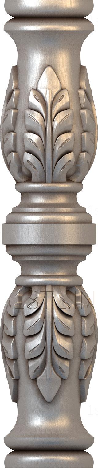 Pillar (ST_0014) 3D model for CNC machine