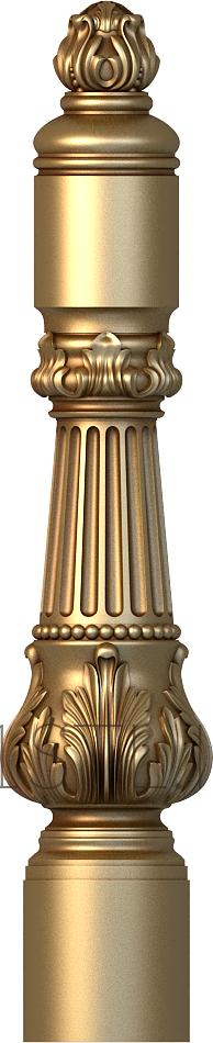 Pillar (ST_0122) 3D model for CNC machine