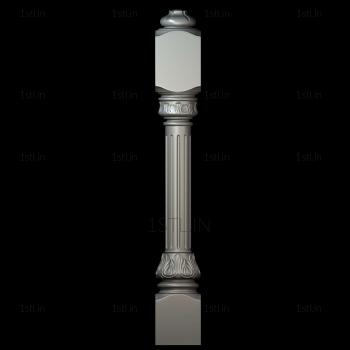 Pillar (ST_0200) 3D model for CNC machine