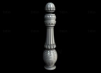 Pillar (ST_0277) 3D model for CNC machine