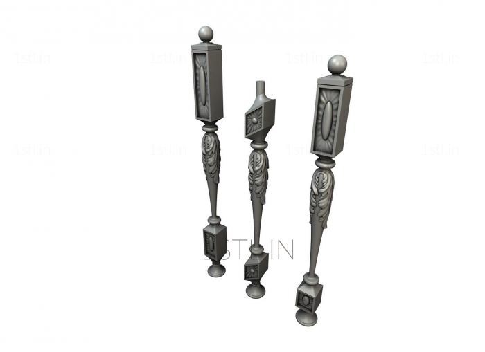 Pillar (ST_0281) 3D model for CNC machine