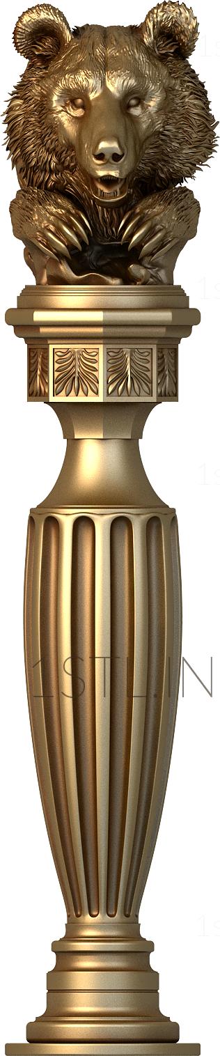 Pillar (ST_0289) 3D model for CNC machine