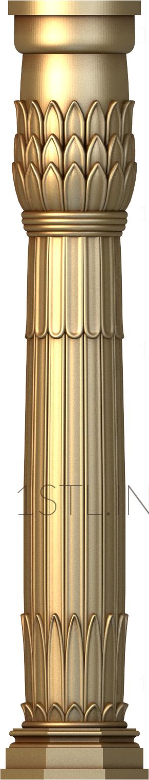 Pillar (ST_0290) 3D model for CNC machine