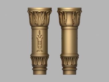 Pillar (ST_0311) 3D model for CNC machine