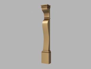 Pillar (ST_0317) 3D model for CNC machine