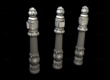 Pillar (ST_0325) 3D model for CNC machine