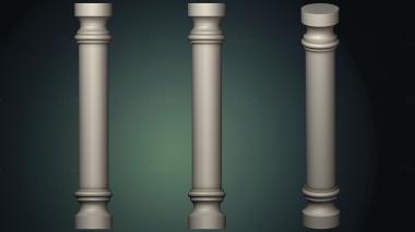 Pillar (ST_0352) 3D model for CNC machine