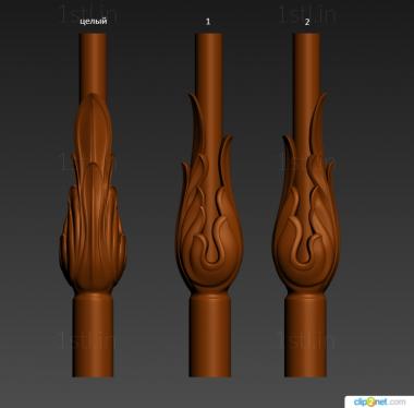 Pillar (ST_0369) 3D model for CNC machine