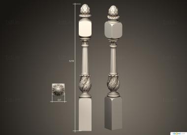 Pillar (ST_0378) 3D model for CNC machine