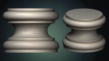 Pillar (ST_0393) 3D model for CNC machine